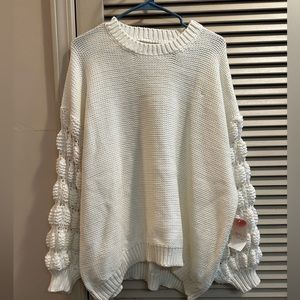 White Arula Sweater -NWT